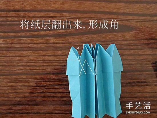 骷髅头的折纸方法图解 怎么折骷髅头的过程(图17) 骷髅头的折纸方法图解 怎么折骷髅头的过程(图17)