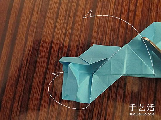 骷髅头的折纸方法图解 怎么折骷髅头的过程(图26) 骷髅头的折纸方法图解 怎么折骷髅头的过程(图26)