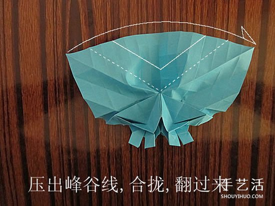 骷髅头的折纸方法图解 怎么折骷髅头的过程(图33) 骷髅头的折纸方法图解 怎么折骷髅头的过程(图33)