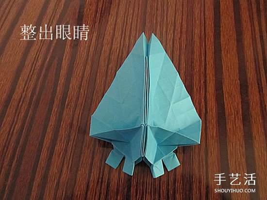 骷髅头的折纸方法图解 怎么折骷髅头的过程(图34) 骷髅头的折纸方法图解 怎么折骷髅头的过程(图34)