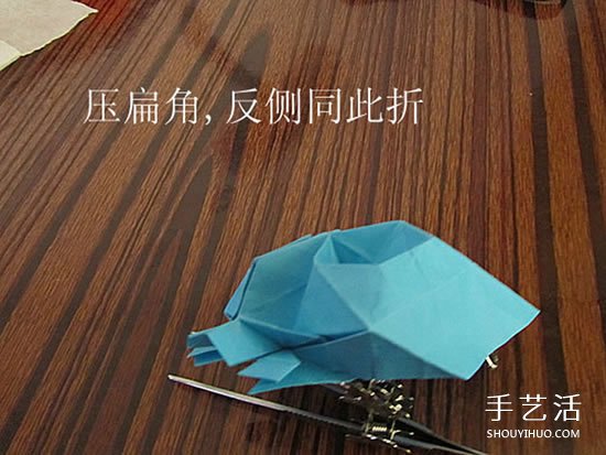 骷髅头的折纸方法图解 怎么折骷髅头的过程(图35) 骷髅头的折纸方法图解 怎么折骷髅头的过程(图35)