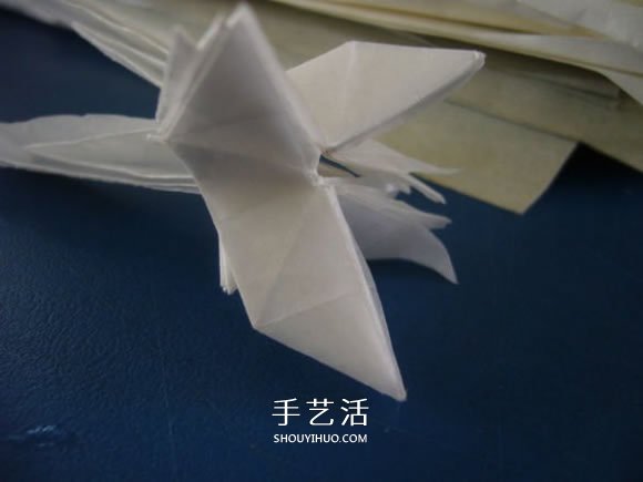 龙头戒指的折纸方法 手工折纸龙头戒图解教程(图12) 龙头戒指的折纸方法 手工折纸龙头戒图解教程(图12)