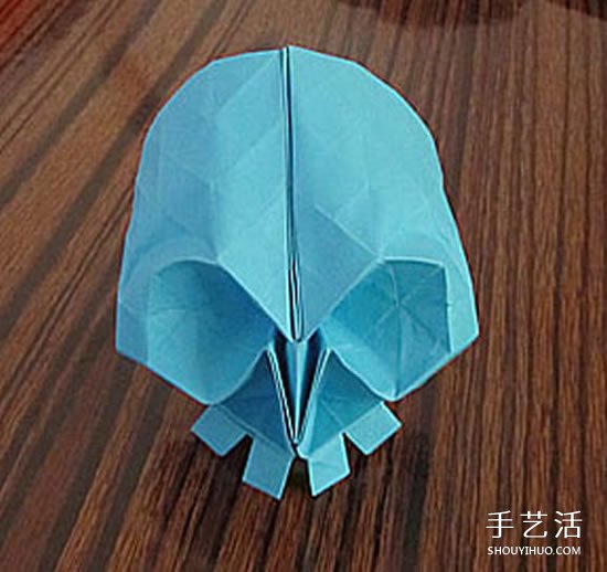 骷髅头的折纸方法图解 怎么折骷髅头的过程(图37) 骷髅头的折纸方法图解 怎么折骷髅头的过程(图37)