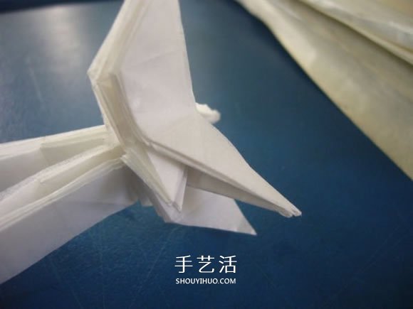 龙头戒指的折纸方法 手工折纸龙头戒图解教程(图13) 龙头戒指的折纸方法 手工折纸龙头戒图解教程(图13)