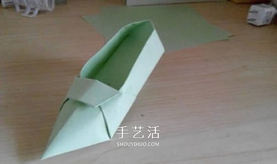 简易高跟鞋的折法图解 手工折纸高跟鞋的方法(图25) 简易高跟鞋的折法图解 手工折纸高跟鞋的方法(图25)