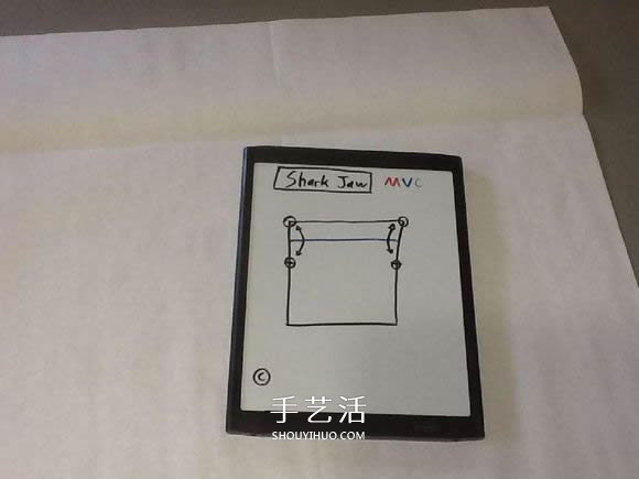 鲨鱼嘴的折纸方法图解 怎么折鲨鱼嘴步骤图(图11)