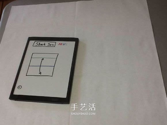 鲨鱼嘴的折纸方法图解 怎么折鲨鱼嘴步骤图(图12)