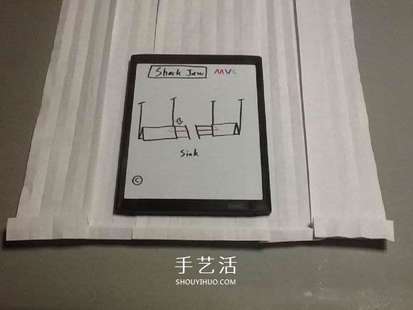 鲨鱼嘴的折纸方法图解 怎么折鲨鱼嘴步骤图(图16)