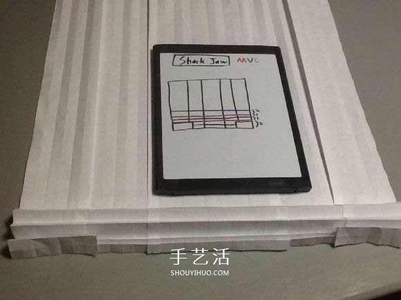鲨鱼嘴的折纸方法图解 怎么折鲨鱼嘴步骤图(图21)