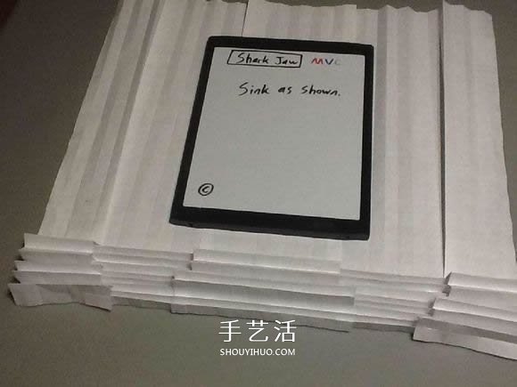 鲨鱼嘴的折纸方法图解 怎么折鲨鱼嘴步骤图(图30)