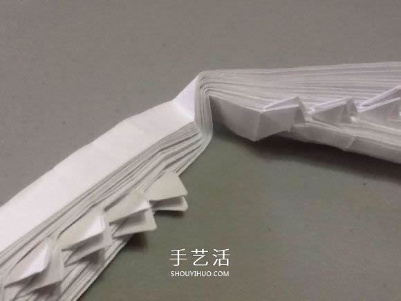 鲨鱼嘴的折纸方法图解 怎么折鲨鱼嘴步骤图(图51)