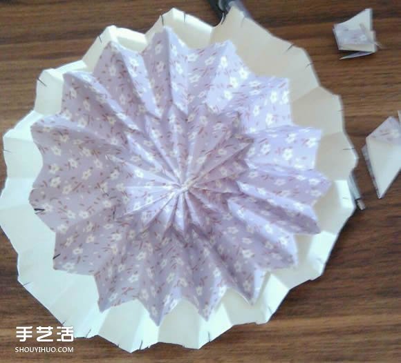 DIY油纸伞制作教程 迷你油纸伞的折叠图解(图12) DIY油纸伞制作教程 迷你油纸伞的折叠图解(图12)