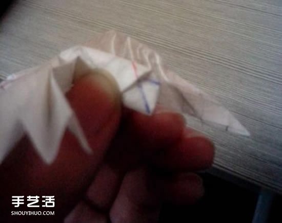 美丽天使的折纸方法 手工折叠立体天使图解(图36) 美丽天使的折纸方法 手工折叠立体天使图解(图36)