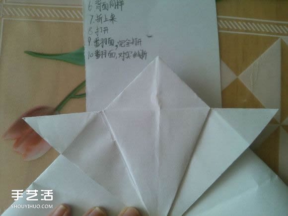 三角钢琴的折纸图解 怎么折立体三角钢琴步骤(图22) 三角钢琴的折纸图解 怎么折立体三角钢琴步骤(图22)