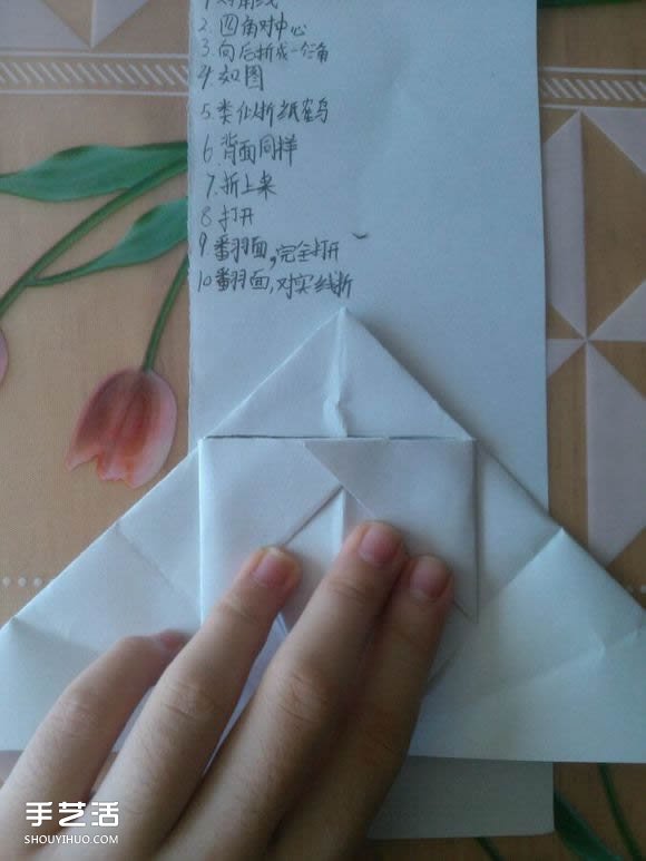 三角钢琴的折纸图解 怎么折立体三角钢琴步骤(图23) 三角钢琴的折纸图解 怎么折立体三角钢琴步骤(图23)