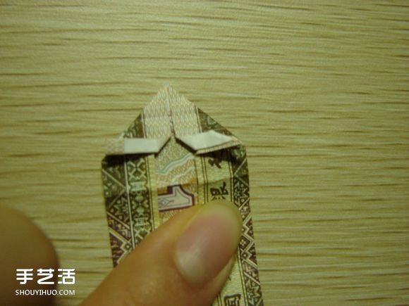 纸币折纸照相机图解 美金折相机的折法详解(图53) 纸币折纸照相机图解 美金折相机的折法详解(图53)