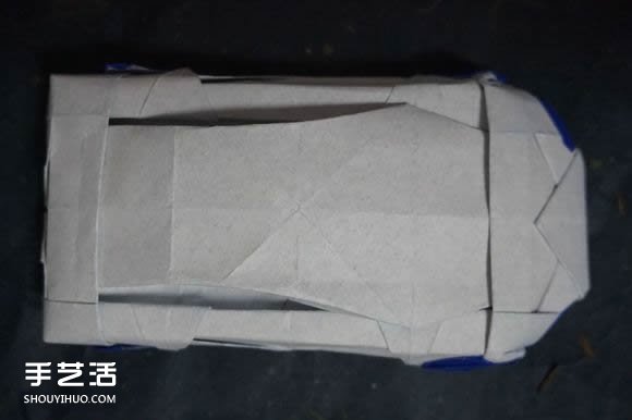 怎么折跑车的教程 手工跑车折纸方法图解(图4) 怎么折跑车的教程 手工跑车折纸方法图解(图4)