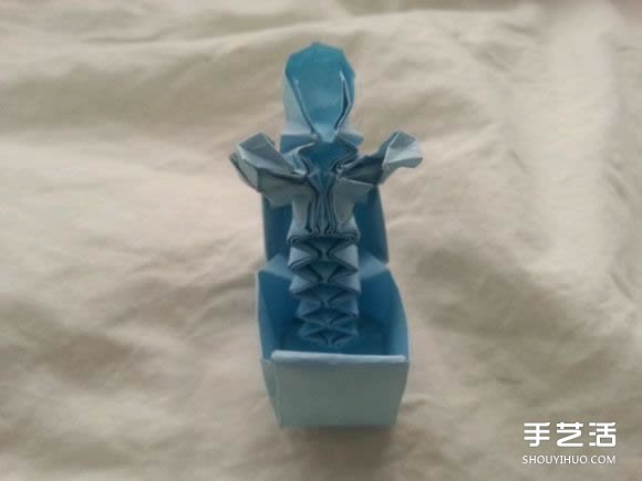杰克盒子折纸实拍教程 折纸杰克盒子步骤图解(图77)