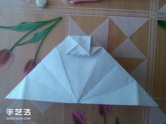三角钢琴的折纸图解 怎么折立体三角钢琴步骤(图61) 三角钢琴的折纸图解 怎么折立体三角钢琴步骤(图61)