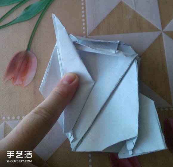 三角钢琴的折纸图解 怎么折立体三角钢琴步骤(图85) 三角钢琴的折纸图解 怎么折立体三角钢琴步骤(图85)