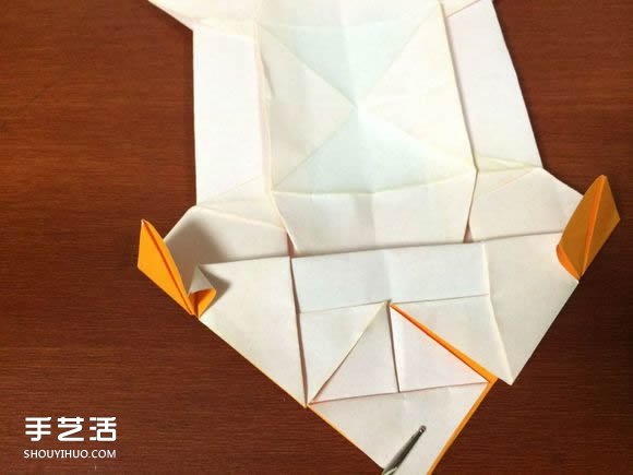 怎么折跑车的教程 手工跑车折纸方法图解(图50) 怎么折跑车的教程 手工跑车折纸方法图解(图50)