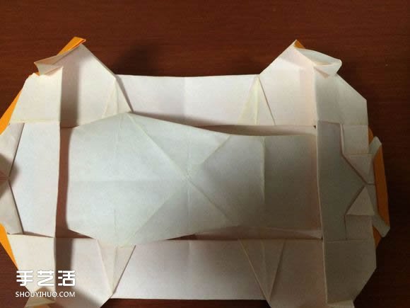 怎么折跑车的教程 手工跑车折纸方法图解(图63) 怎么折跑车的教程 手工跑车折纸方法图解(图63)