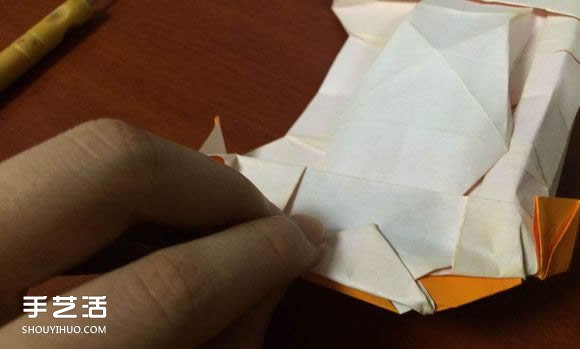 怎么折跑车的教程 手工跑车折纸方法图解(图73) 怎么折跑车的教程 手工跑车折纸方法图解(图73)