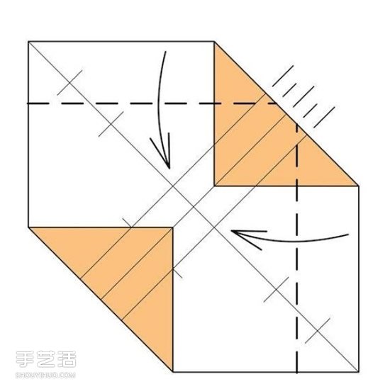 折纸沙发椅的折法图解 手工沙发椅折叠步骤图(图9) 折纸沙发椅的折法图解 手工沙发椅折叠步骤图(图9)