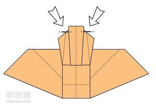 折纸沙发椅的折法图解 手工沙发椅折叠步骤图(图19) 折纸沙发椅的折法图解 手工沙发椅折叠步骤图(图19)