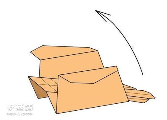 折纸沙发椅的折法图解 手工沙发椅折叠步骤图(图25) 折纸沙发椅的折法图解 手工沙发椅折叠步骤图(图25)