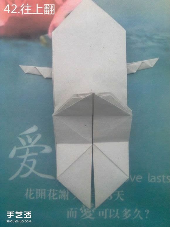 折纸思想者人物雕塑 沉思的人物折纸图解(图37) 折纸思想者人物雕塑 沉思的人物折纸图解(图37)