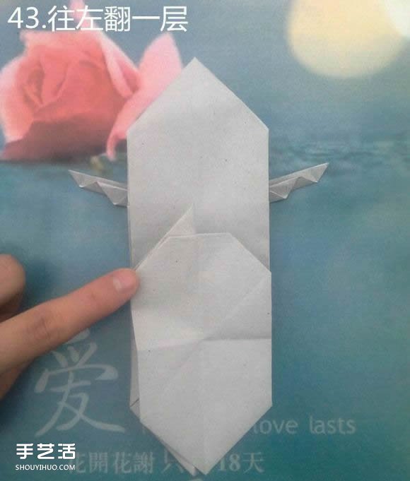 折纸思想者人物雕塑 沉思的人物折纸图解(图38) 折纸思想者人物雕塑 沉思的人物折纸图解(图38)