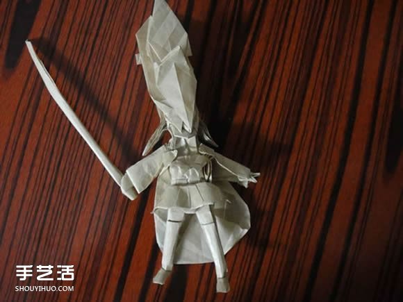 灼眼的夏娜折纸图解 动漫人物夏娜折纸教程(图39) 灼眼的夏娜折纸图解 动漫人物夏娜折纸教程(图39)