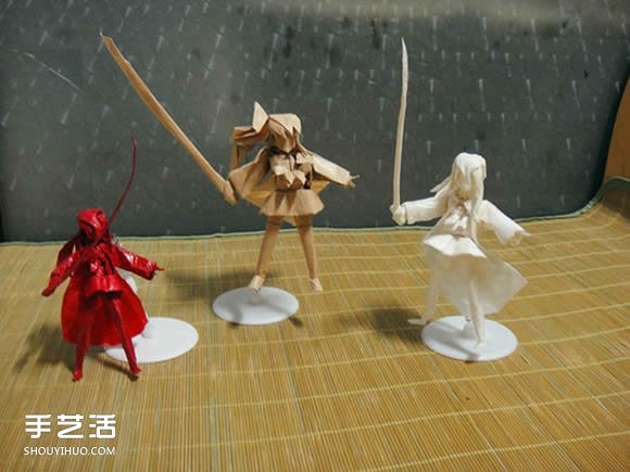 灼眼的夏娜折纸图解 动漫人物夏娜折纸教程(图41) 灼眼的夏娜折纸图解 动漫人物夏娜折纸教程(图41)