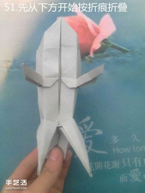 折纸思想者人物雕塑 沉思的人物折纸图解(图44) 折纸思想者人物雕塑 沉思的人物折纸图解(图44)