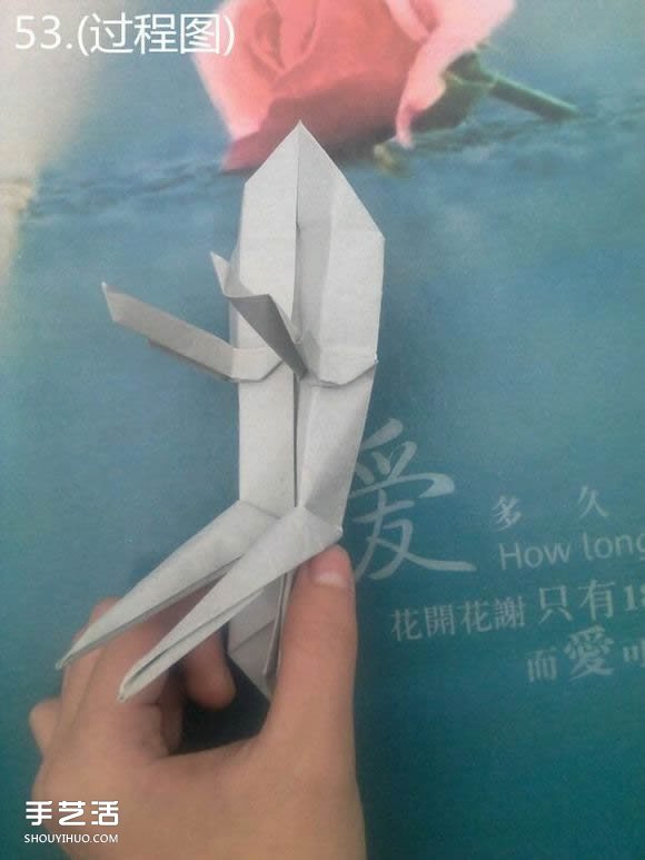 折纸思想者人物雕塑 沉思的人物折纸图解(图46) 折纸思想者人物雕塑 沉思的人物折纸图解(图46)