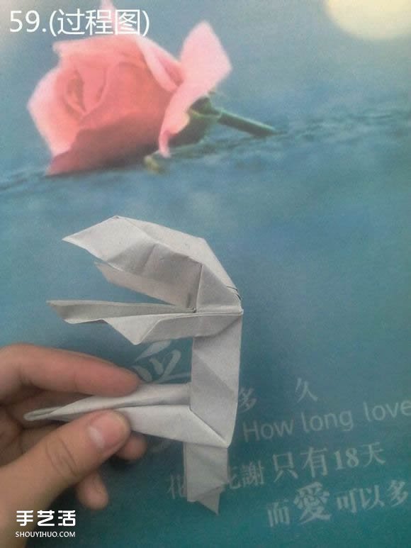 折纸思想者人物雕塑 沉思的人物折纸图解(图50) 折纸思想者人物雕塑 沉思的人物折纸图解(图50)