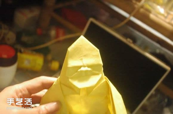 折纸弥勒佛的图解教程 怎么折弥勒佛的折法(图27) 折纸弥勒佛的图解教程 怎么折弥勒佛的折法(图27)