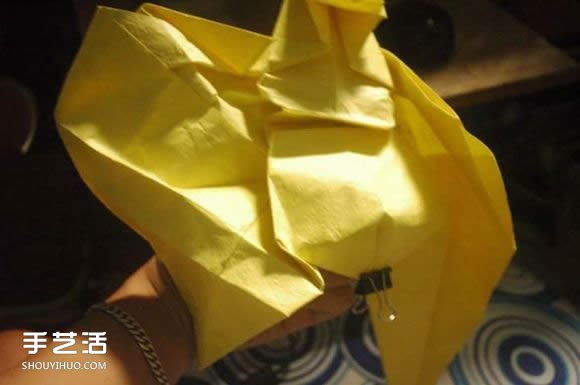 折纸弥勒佛的图解教程 怎么折弥勒佛的折法(图30) 折纸弥勒佛的图解教程 怎么折弥勒佛的折法(图30)