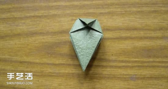 折纸娃娃的制作方法 穿裙子娃娃的折法图解(图5) 折纸娃娃的制作方法 穿裙子娃娃的折法图解(图5)