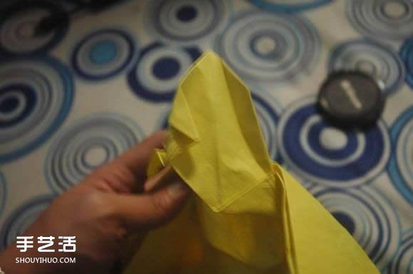 折纸弥勒佛的图解教程 怎么折弥勒佛的折法(图32) 折纸弥勒佛的图解教程 怎么折弥勒佛的折法(图32)