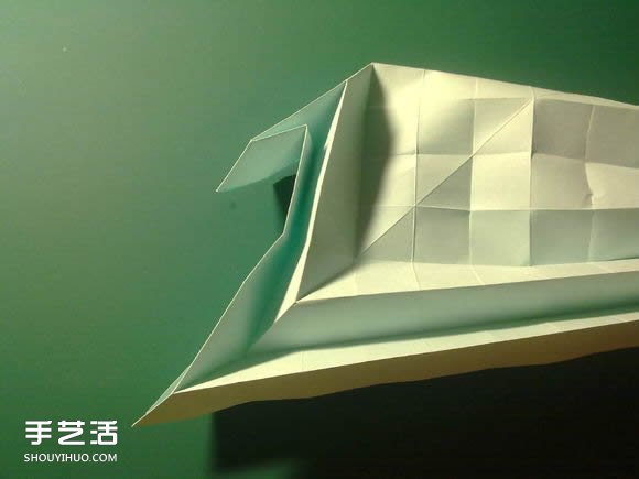 折纸初音未来的详细图解 初音未来的折法过程(图11) 折纸初音未来的详细图解 初音未来的折法过程(图11)