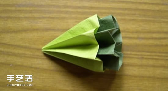 折纸娃娃的制作方法 穿裙子娃娃的折法图解(图10) 折纸娃娃的制作方法 穿裙子娃娃的折法图解(图10)