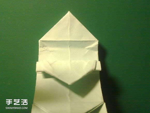 折纸初音未来的详细图解 初音未来的折法过程(图25) 折纸初音未来的详细图解 初音未来的折法过程(图25)