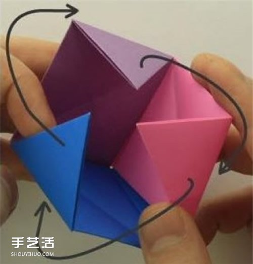 端午节纸粽子制作方法 手工折纸粽子步骤图(图9) 端午节纸粽子制作方法 手工折纸粽子步骤图(图9)