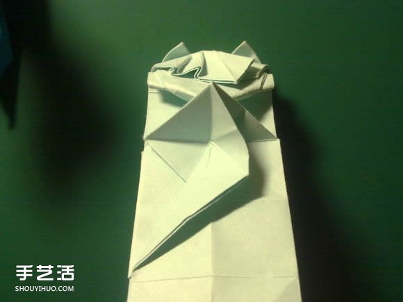 折纸初音未来的详细图解 初音未来的折法过程(图37) 折纸初音未来的详细图解 初音未来的折法过程(图37)