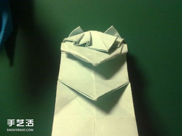 折纸初音未来的详细图解 初音未来的折法过程(图36) 折纸初音未来的详细图解 初音未来的折法过程(图36)