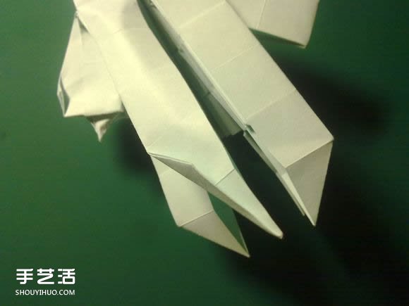 折纸初音未来的详细图解 初音未来的折法过程(图45) 折纸初音未来的详细图解 初音未来的折法过程(图45)