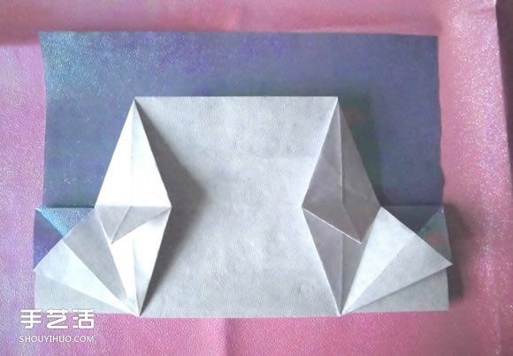 折纸钱包多层简单图解 详细钱包的折法图解(图15) 折纸钱包多层简单图解 详细钱包的折法图解(图15)