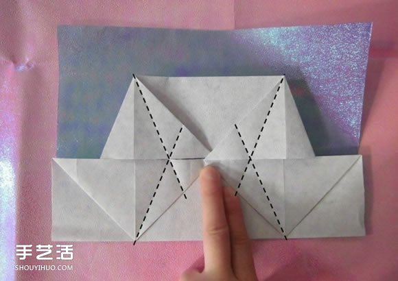 折纸钱包多层简单图解 详细钱包的折法图解(图21) 折纸钱包多层简单图解 详细钱包的折法图解(图21)
